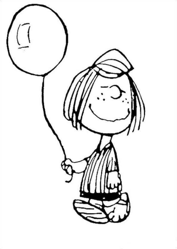 Plansa de colorat cu Charlie Brown 5 19